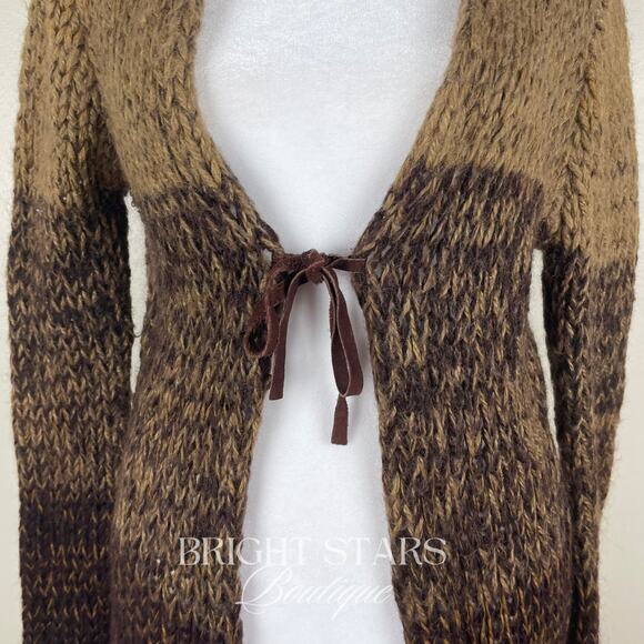 Rare Vintage Knit Ombre Knit Duster Cardigan ASO Mary-Kate Olsen ALT Willow - Picture 9 of 12